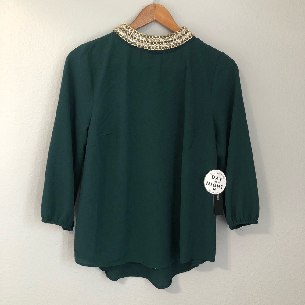 Green women’s formal shirt